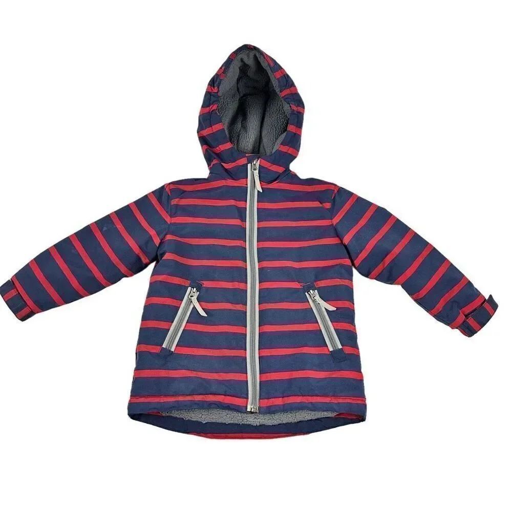 Hanna Andersson Fleece Lined Anorak Jacket size 4